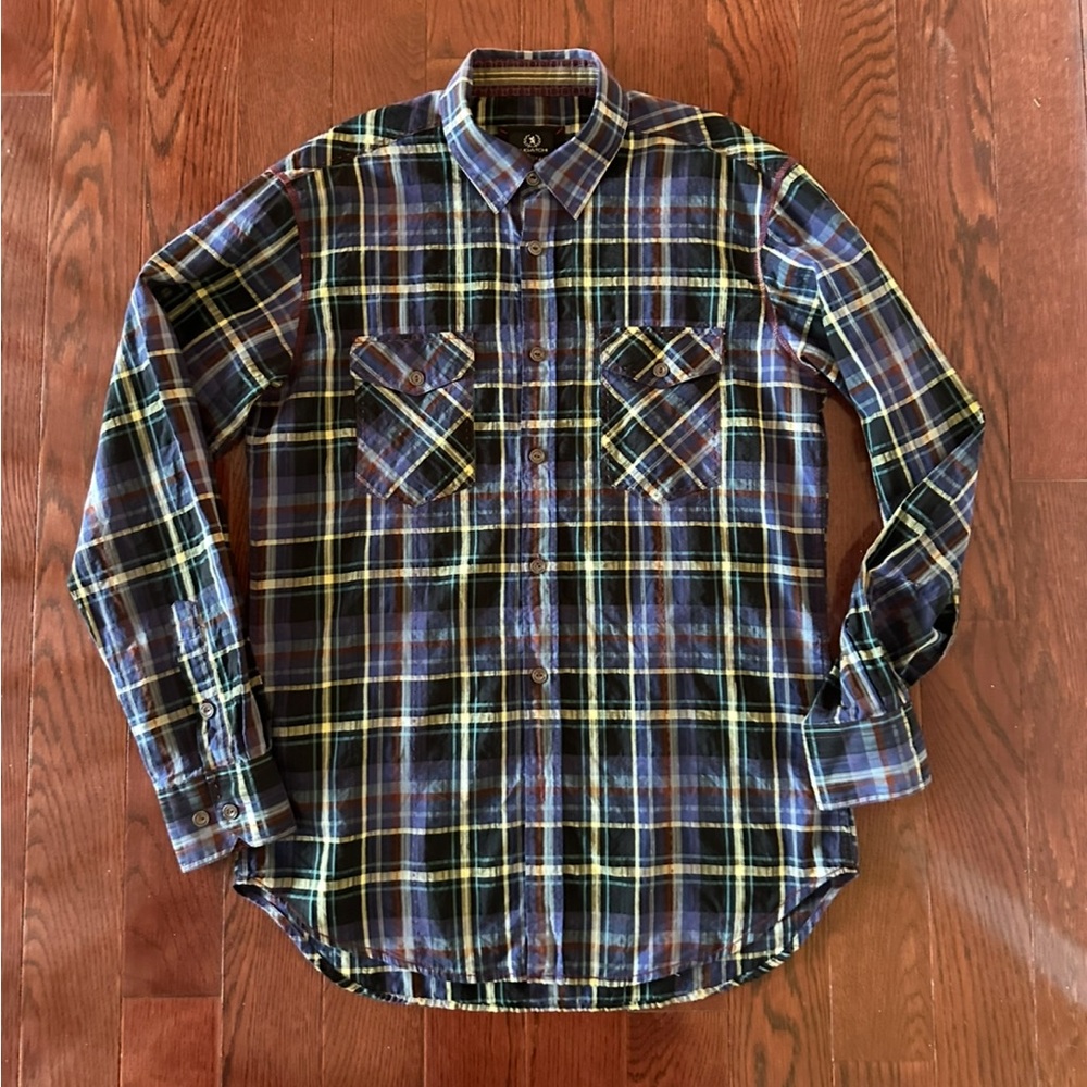 Bugatchi Plaid Button-Up Shirt